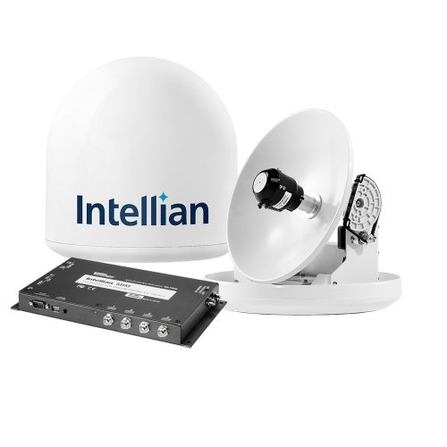 Sistema Intellian i2 US + Conmutador MIM y Cable RG6 de 15 m