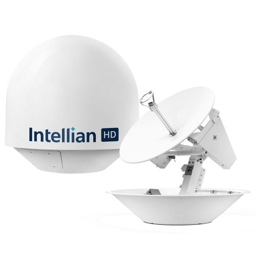 Antena Intellian s80HD Ka/Ku para HDTV con Worldview Trio LNB