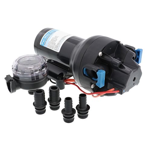 Bomba de presión de agua de servicio pesado - 12V - 5 GPM - 60 PSI - Jabsco Par-Max HD5