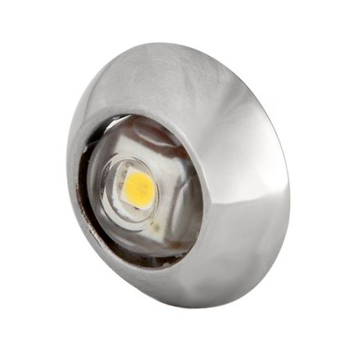 Exuma Courtesy Light - Polished Stainless Housing - White Light