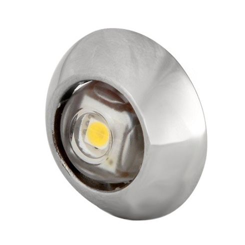 Exuma Courtesy Light - Polished Stainless Housing - White Light