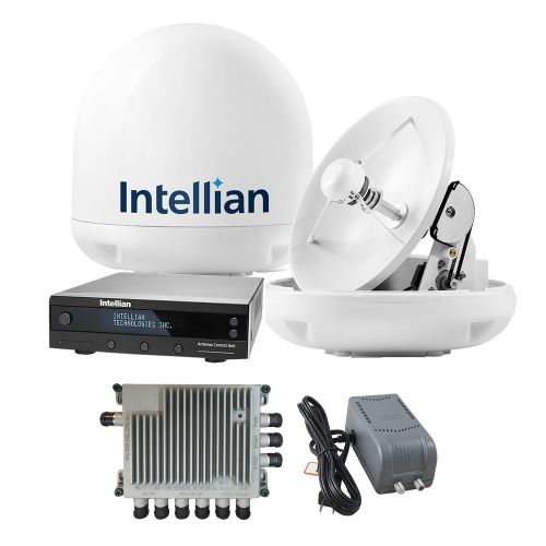 Intellian i3 US System - Sistema de Antena de TV para EE. UU. y Canadá y Kit SWM-30