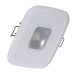 Lumitec Square Mirage Down Light - Warm White Dimming, Hi CRI - White Bezel | 116129