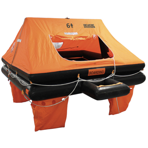 Coastal Commander 3.0 - 6 Person Life Raft - Container (Optional Cradle)