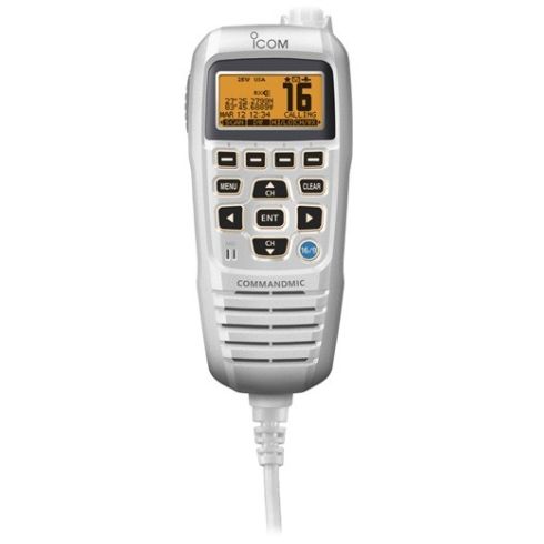 Icom HM195SW Command Mic Iv Super White Second Station | HM195SW