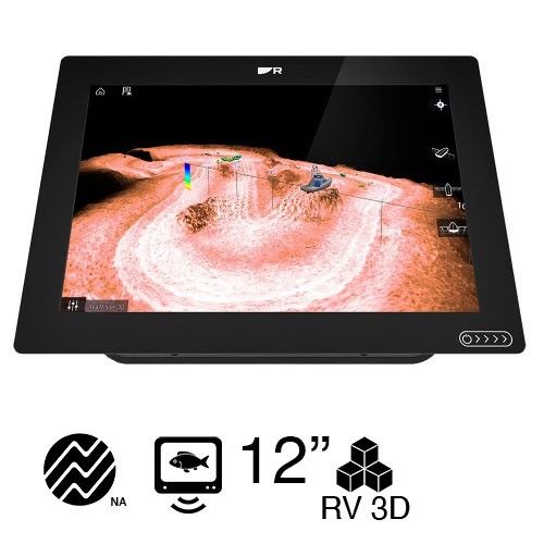 Raymarine Axiom+ Plus 12 RV - Pantalla Multifunción/Sonda de 12" con Carta Navionics+