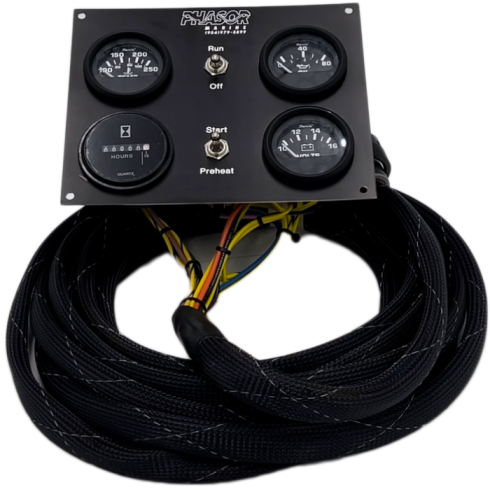 Phasor 4 Gauge Remote Panel w/ 20 ft Harness