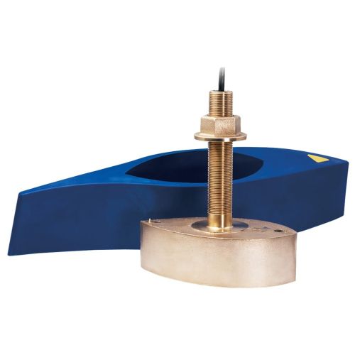 Furuno 526T-HDN Bronze Broadband Thru-Hull Transducer w/ Temp and Hi-Speed Fairing Block, 1kW (No Plug) | 526TID-HDN