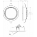 Lumitec Mirage orientable - Atenuación de luz blanca cálida - CRI alto - Bisel blanco