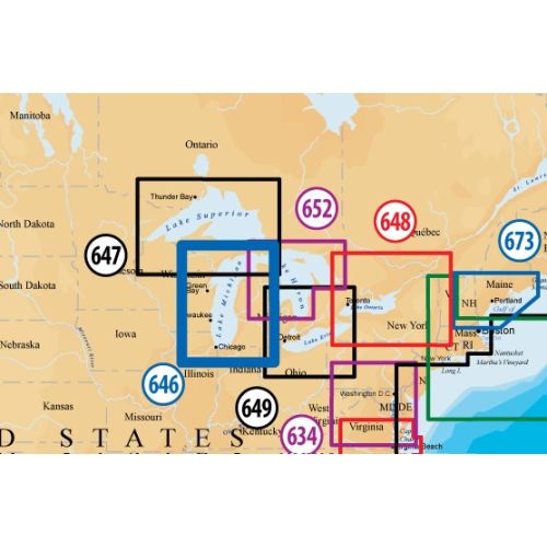 Carta Navionics MSD646 Platinum Plus Lago Michigan