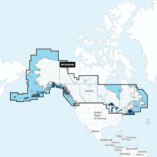 Carta Navionics Platinum+ NPUS004R - Canadá y Alaska