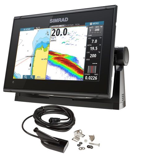 Pantalla Multifunción con Sonda Simrad GO9 XSE con transductor de montaje