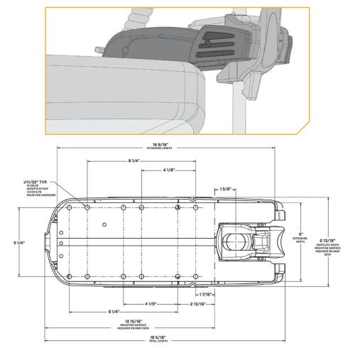 Minn Kota PowerDrive 70/US2 Trolling Motor w/i-Pilot & Bluetooth - 24V-70lb-60" | 1358761