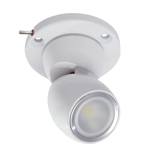 Lumitec GAI2 Warm White Dimming - Heavy-Duty Base w/Built-In Switch - White Housing