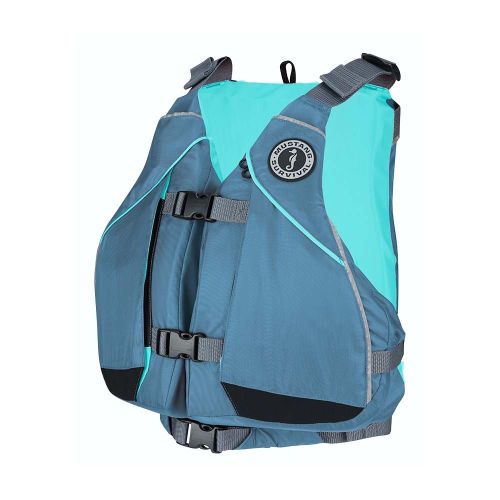 Mustang Womens Moxie Foam Vest - Aqua / Slate - XL / XXL | MV807MMS-853-XL / XXL-253