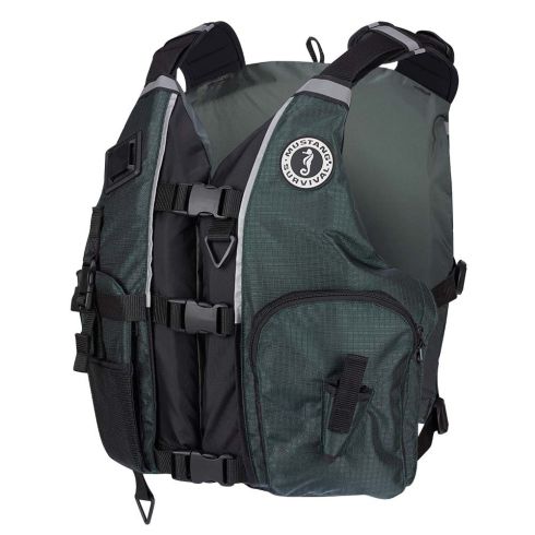 Chaleco de Espuma Mustang Topwater - Verde - Adulto Universal