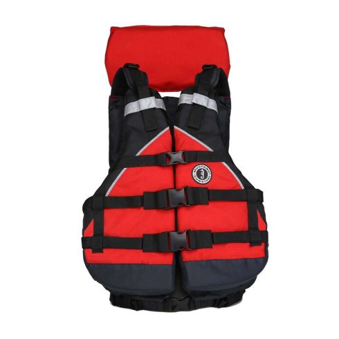 Mustang Explorer V Foam Vest - Adult Universal - Red / Black | MV9080-123-0-253