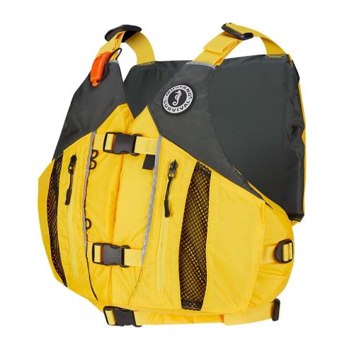 Mustang Solaris Foam Vest - Yellow / Grey - XL / XXL | MV807NMS-222-XL / XXL-216