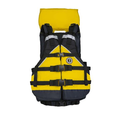 Chaleco de Espuma Mustang Explorer V - Adulto Universal - Amarillo/Negro