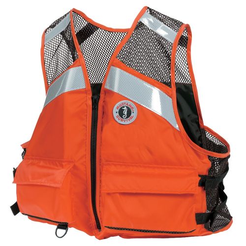 Mustang Industrial Mesh Vest - Orange - XXL / 3XXL | MV1254T1-2-XXL/XXXL-216