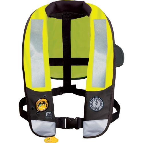 Mustang HIT High Visibility Inflatable PFD - Fluorescent Yellow / Green - Automatic / Manual | MD3183T3-239-0-202