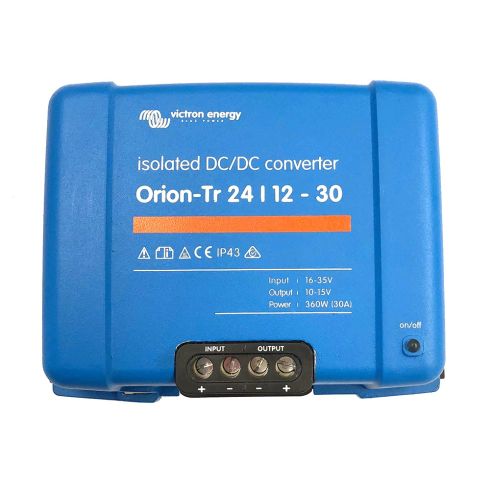 Convertidor DC-DC Victron Orion-TR - 24 VDC a 12 VDC - 30 A Aislado