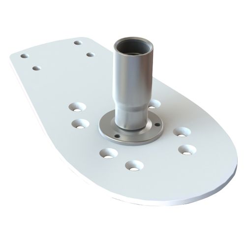 Seaview Starlink Modular Top Plate w/Starlink Stainless Steel 1"-14 Threaded Adapter & Stainless Steel Base | ADASTLK