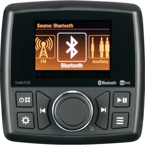 Estéreo Marine Audio MA112 AM/FM/USB con Bluetooth 160 Vatios - 4x40w