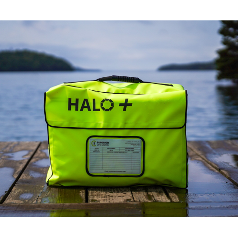 Halo+ Vacuum Sealed Liferaft - 4 Person - w/ Canopy