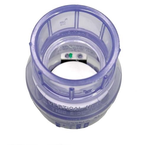 HEADHUNTER Clear Swing Check Valve 1-1/2" - SCV-1500C