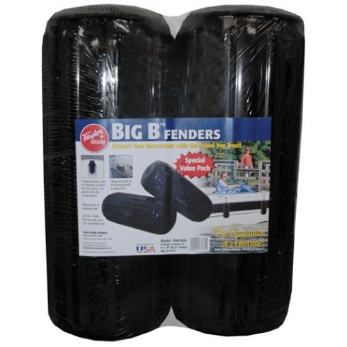 Pack de 2 Defensas Taylor Made Big B Fender (20 x 50 cm), Negro