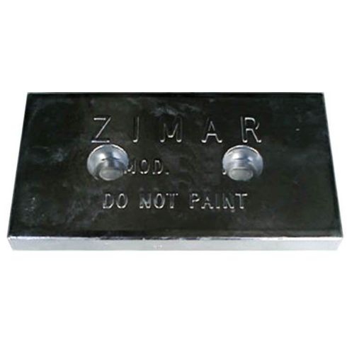 ZIMAR TA-3 Bolt On Drilled Plate Marine Zinc Anode