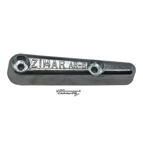 ZIMAR AR-6 Bolt On Drilled Plate Marine Zinc Anode