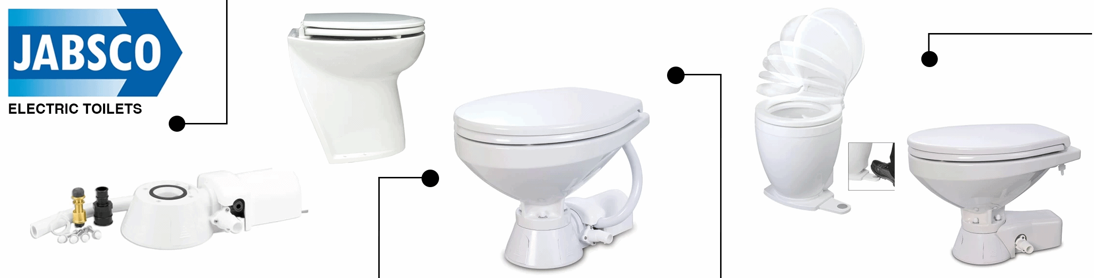 Jabsco Electric Marine Toilets