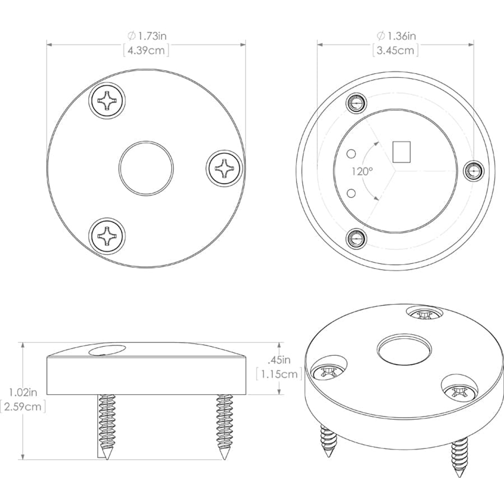 Lumitec 101037 dimensions