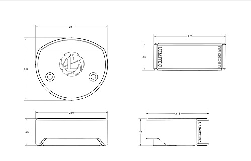 Lumitec 101596 dimensions