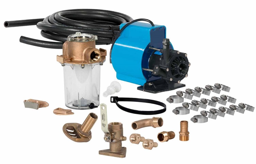 Webasto Seawater Kit with 115V Kool Air PM500, 6K to 10K BTU, Submersable Pump