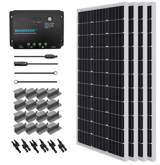 Renogy 400 Watt 12 Volt SOlar Starter Kit