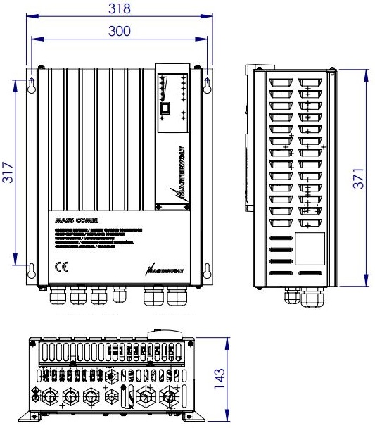 Mass Combi 12/1600-60 Dimensions