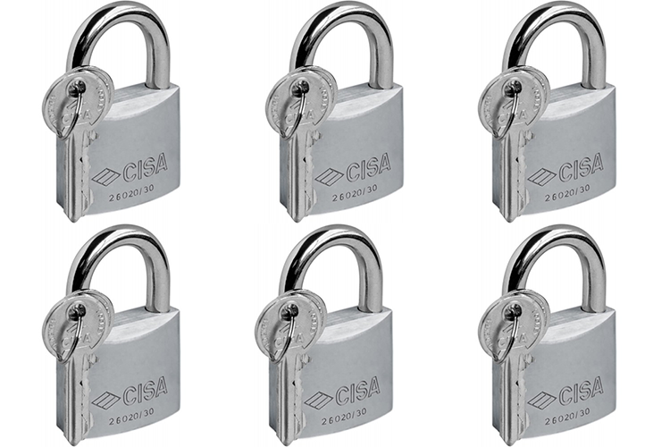 Marine Type Padlock 60mm - 12640087 - 3 Pack