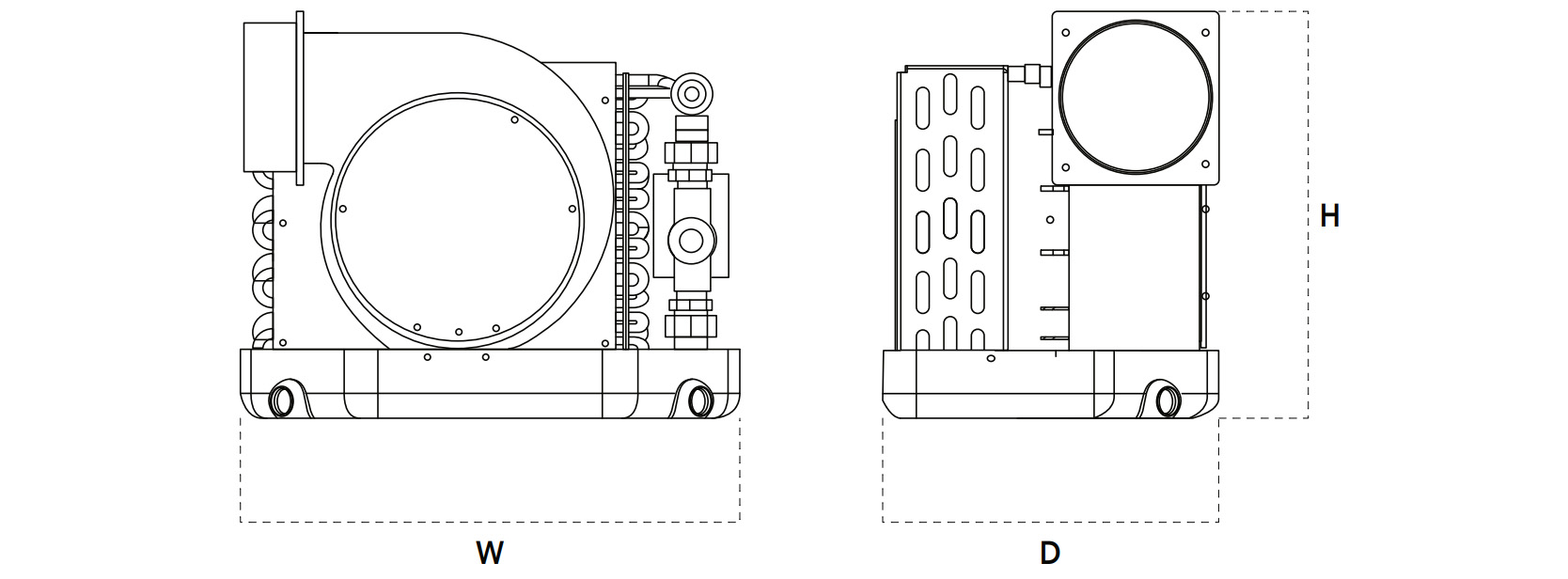 AH-24H Unit Dimensions