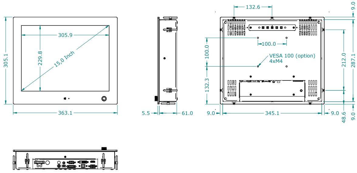 Seatronx SRT-15 Dimensions