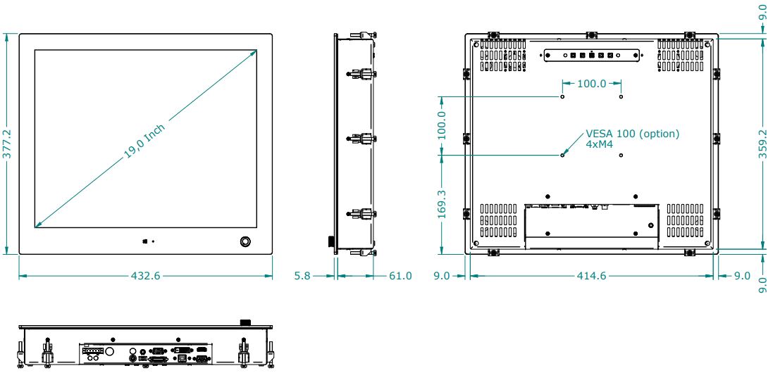 Seatronx SRT-19 Dimensions