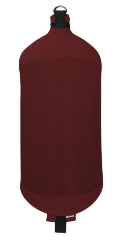 Fendertex Cylindrical C207 - 78.7" x 27.6" - Burgundy