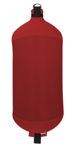 Fendertex Cylindrical C84 - 31.5" x 11.8" - Red