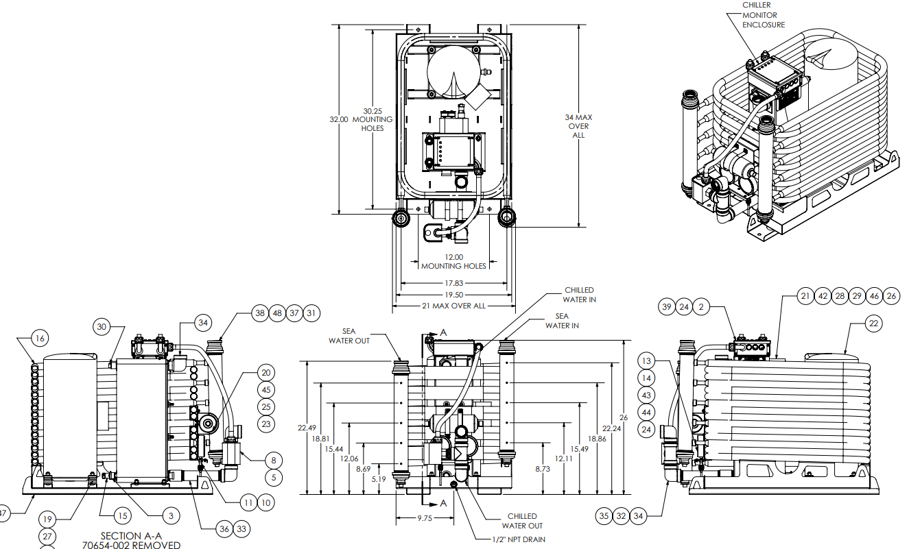 Flagship FM180CW Dimensions