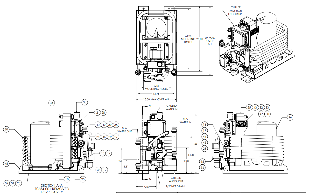 Flagship FM60CW Dimensions