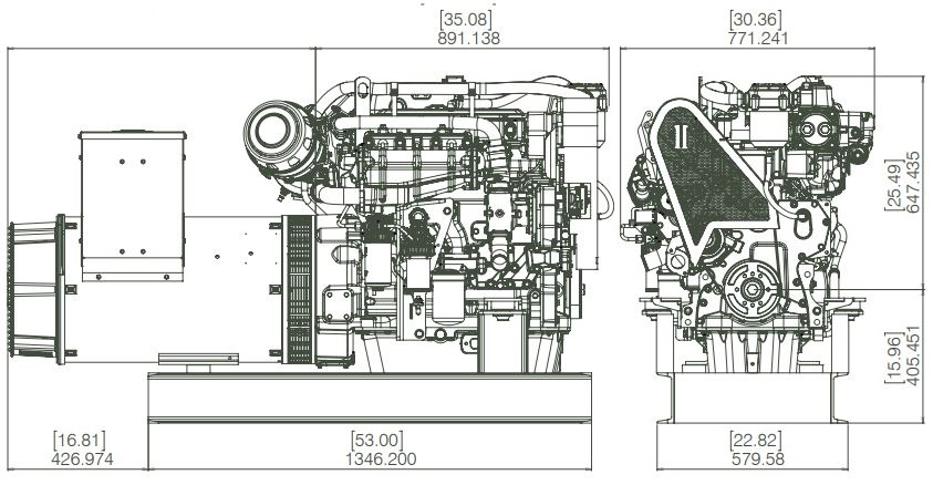 Mer MG99 Marine Generator 99 kW