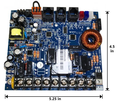 control board for marine ac unit