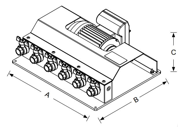 GP-807 oil change system 7 Valves